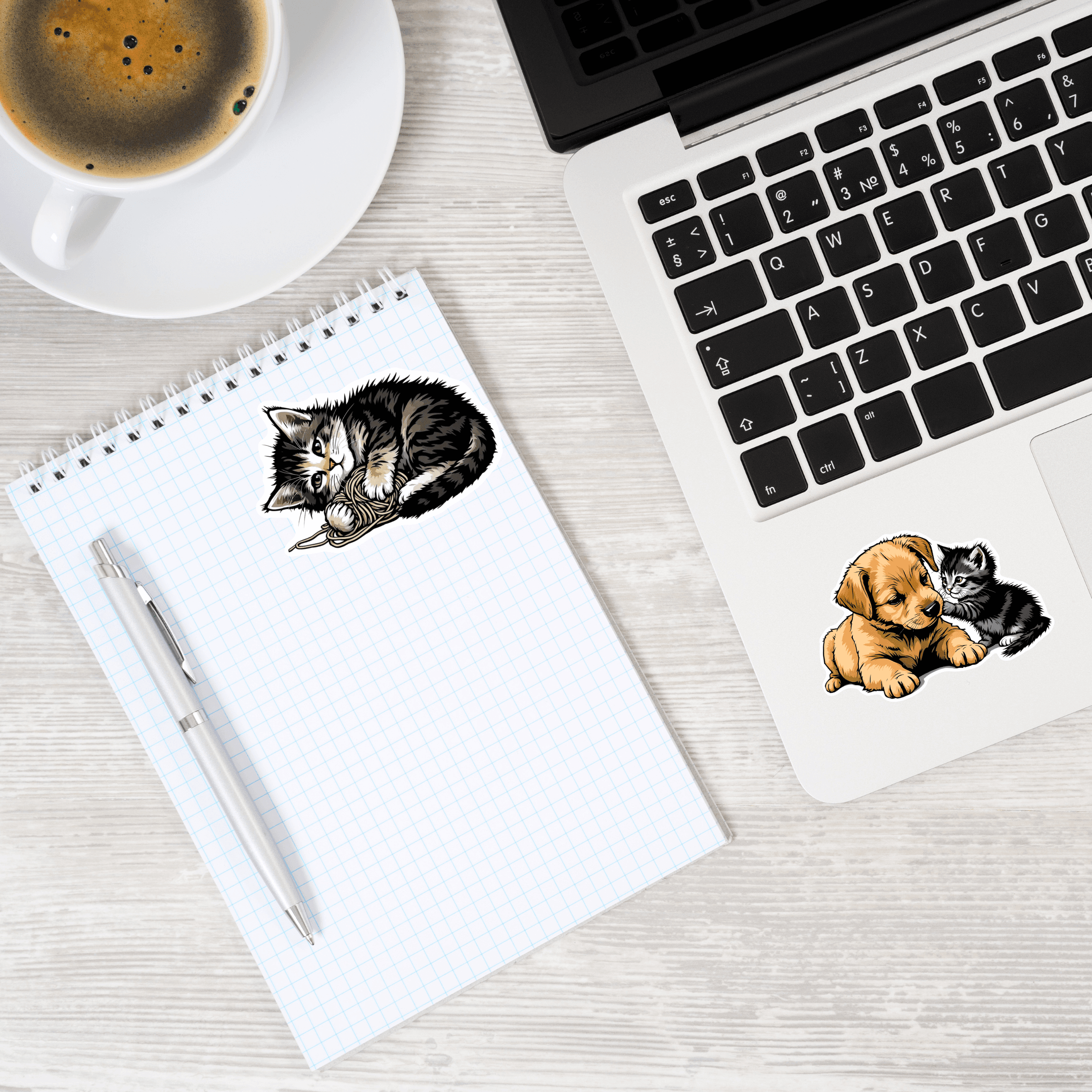 ST - Stickers - Puppy & Kitten - Image 3