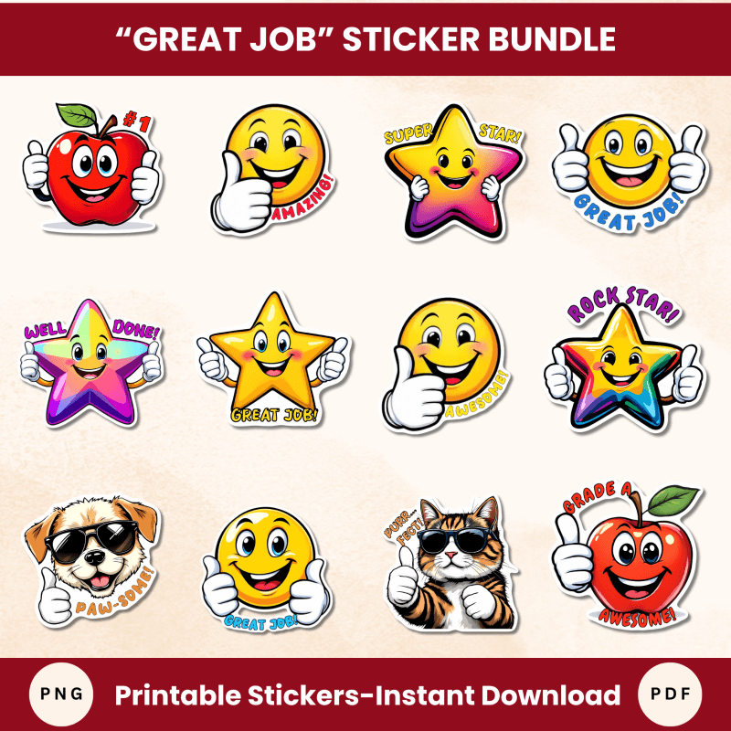 ST - Stickers - Great Job